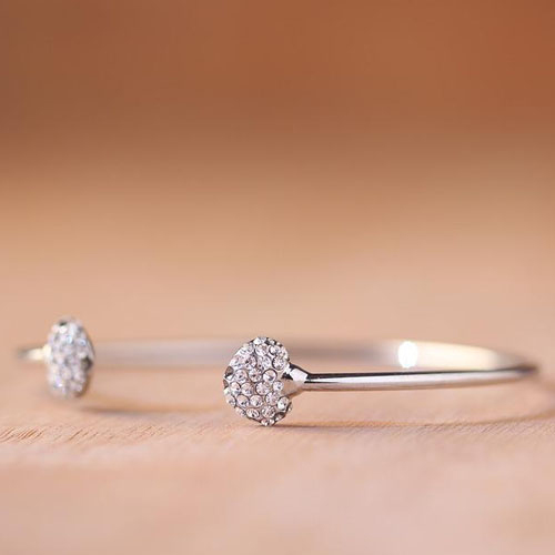 999足银星月女项链