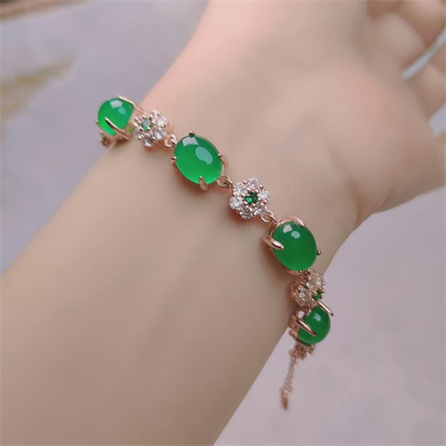 18K金海蓝宝戒指吊坠定